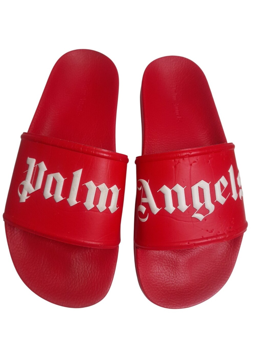 Palm Angels Red Slide Sandals